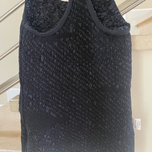 ALEXANDER MCQUEEN Elegant Black Textured Women's Top - Picture 12 of 16